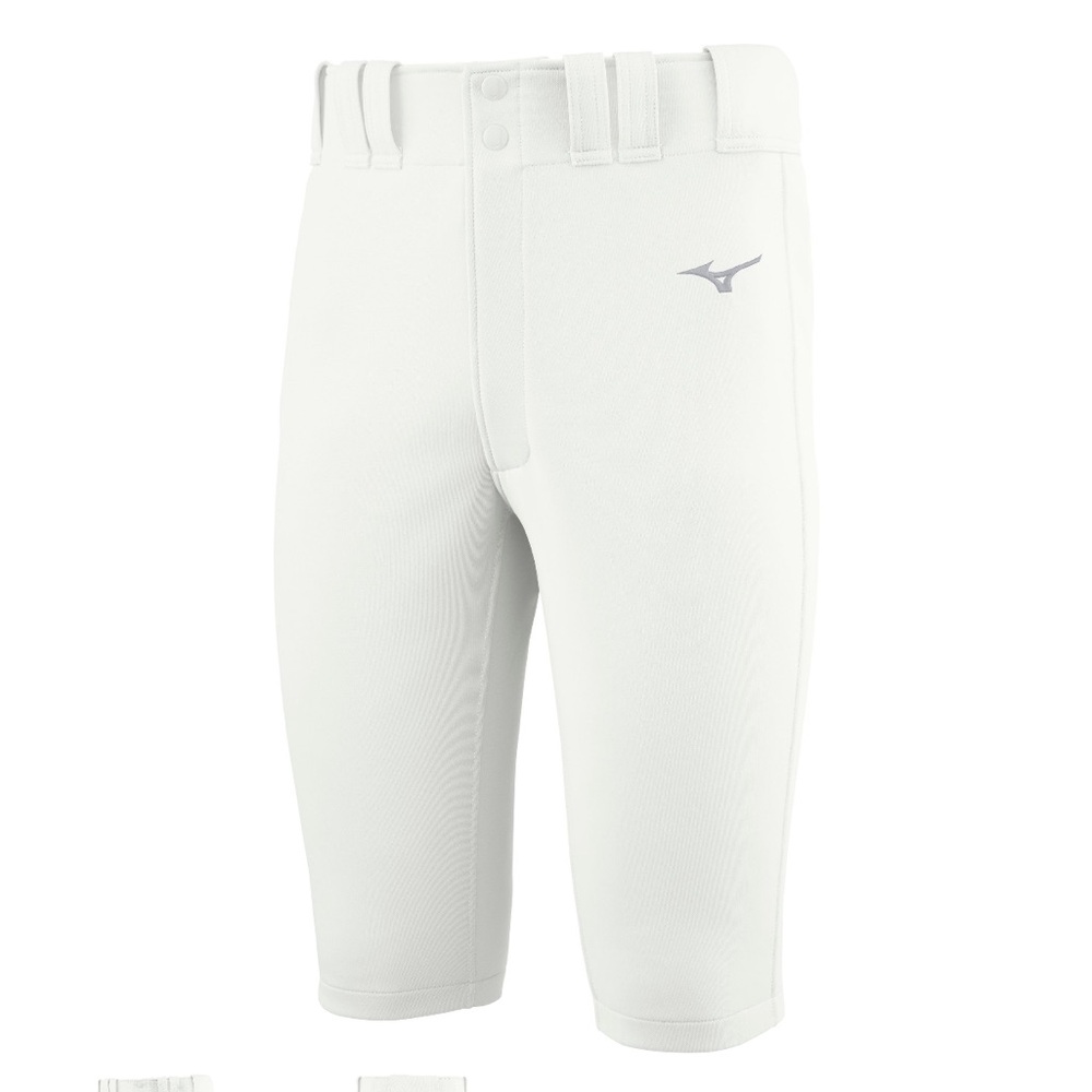 Mizuno White Premier Shorty Baseball Pants